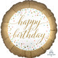 Balão Foil S40 Happy Birthday Confetti Fun