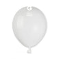 100 Balões latex 5'' (12cm) cor White #001