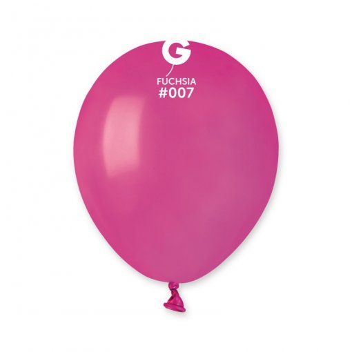 100 Balões latex 5'' (12cm) cor Fuchsia #007
