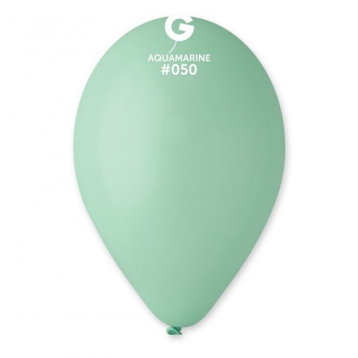 8 Balões latex 12'' (30cm) cor Aquamarine #050