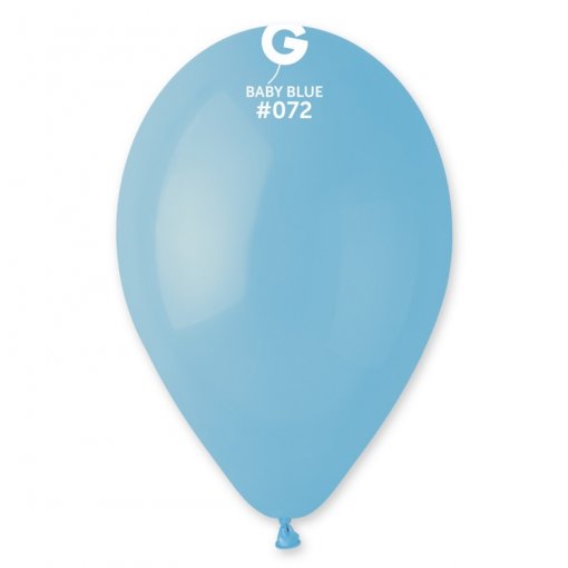 8 Balões látex 12'' (30cm) cor Baby Blue #072 8 Uni