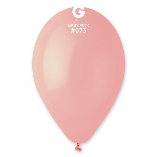 8 Balões latex 12'' (30cm) cor Baby Pink #073