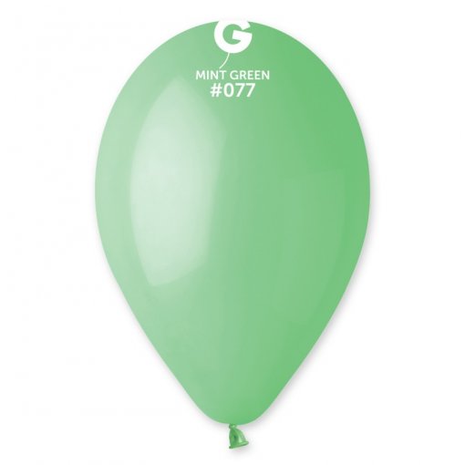8 Balões latex 12'' (30cm) cor Mint Green #077