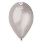 100 Balões latex Metalizado 12'' (30cm) cor Silver #038