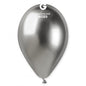 8 Balões latex 13'' (33cm) cor Shiny Silver #089