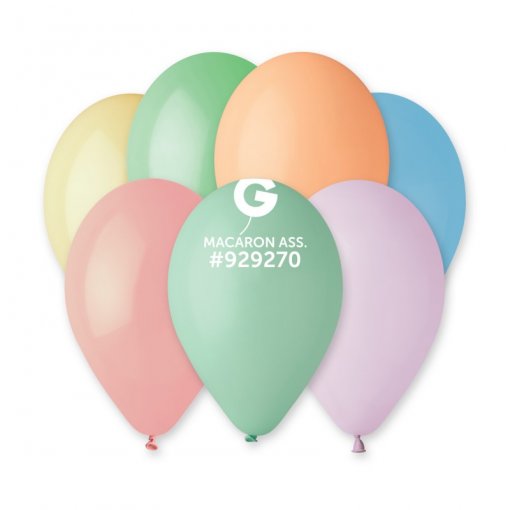 8 Balões latex 12'' (30cm) cor Sortido Macaron - G110 (Cópia)