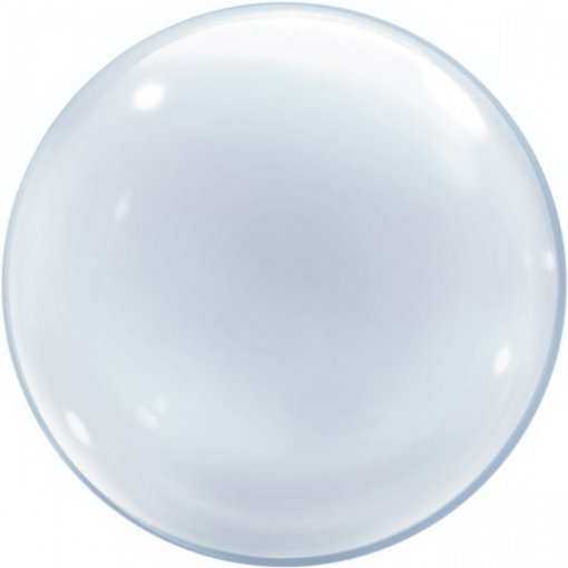 1 Balão Bubble transparente 18'' (45cm)