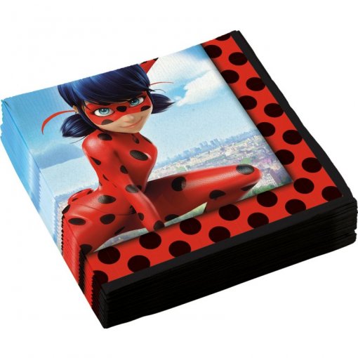 20 Guardanapos 33cm LadyBug