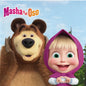 20 Guardanapos 33cm Masha e o Urso