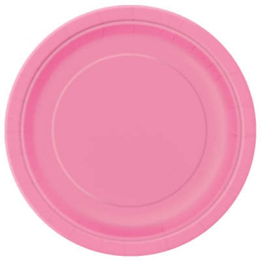 8 Pratos 23cm EU Rosa Choque