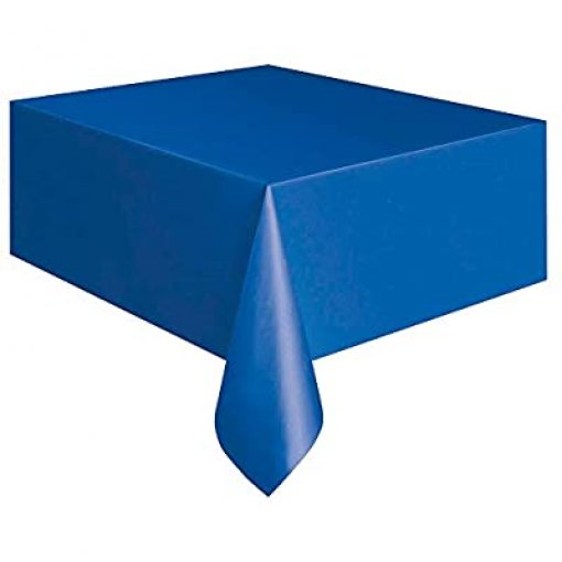 Toalha de mesa Azul Médio 1,37 x 2,74m