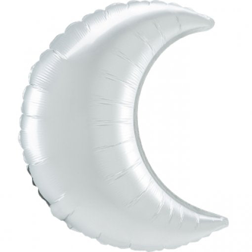 Balões Foil D11 Mate Lua 43cm Branco