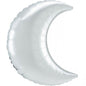 Balões Foil D11 Mate Lua 43cm Branco