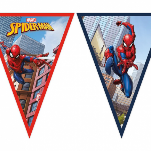 9 Bandeiras Triângulo Spider-Man (Homem-Aranha) Crime Fighter