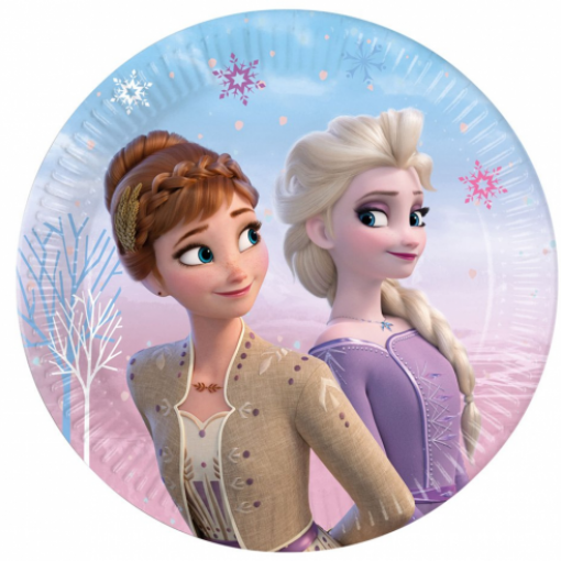 8 Pratos 20cm EU Frozen II Wind Spirit