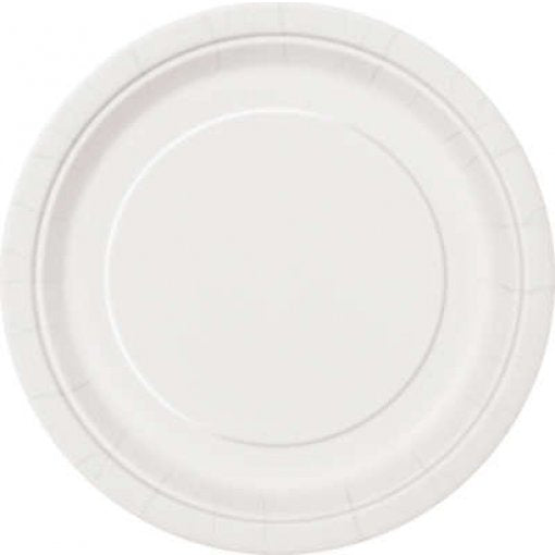8 Pratos 23cm EU Branco