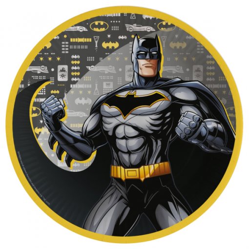 8 Pratos 23cm Batman