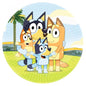 8 Pratos 23cm Bluey e Bingo