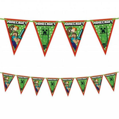 Bandeira Triângulo 2,30m Minecraft