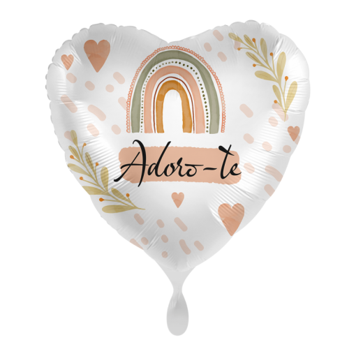 Balão Foil 43cm 'Adoro-te'