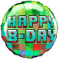 Balão Foil 43cm Pixel Party (Minecraft) TNT Party