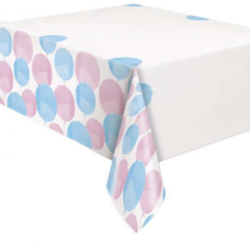 Toalha de mesa 1,37 x 2,14cm Gender Reveal Party
