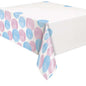 Toalha de mesa 1,37 x 2,14cm Gender Reveal Party