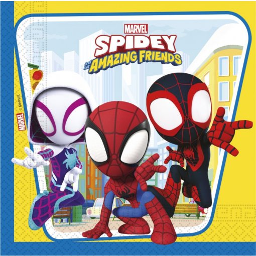 20 Guardanapos 33cm Spider-Man (Homem-Aranha) Spidey