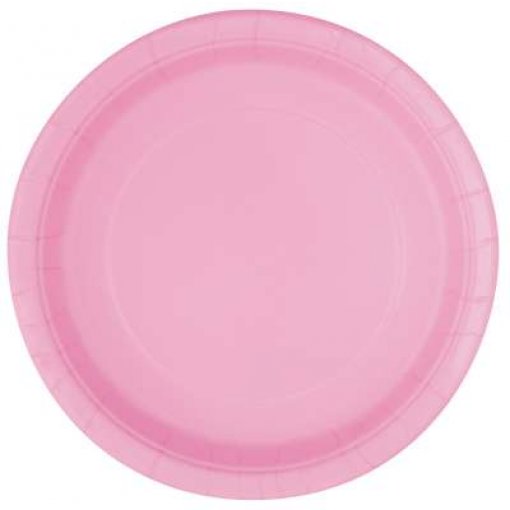 8 Pratos 23cm EU Rosa Claro