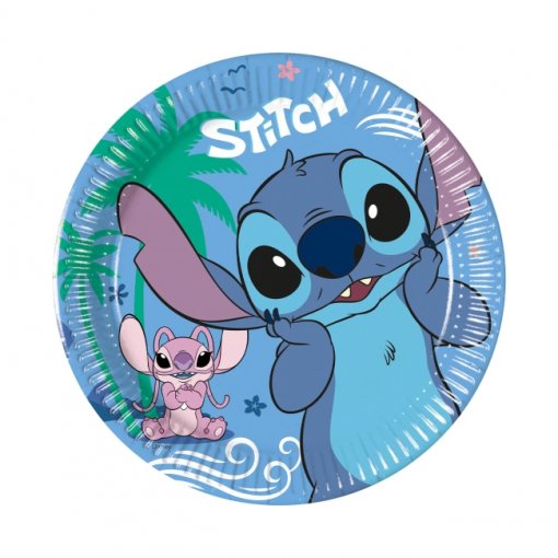8 Pratos 20cm Stitch
