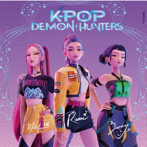 20 Guardanapos 33cm KPop Demon Hunters