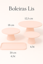 Boleira Lis Marshmallow