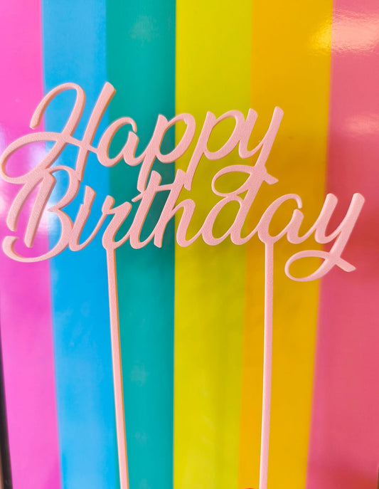 topo de bolo happy birthday