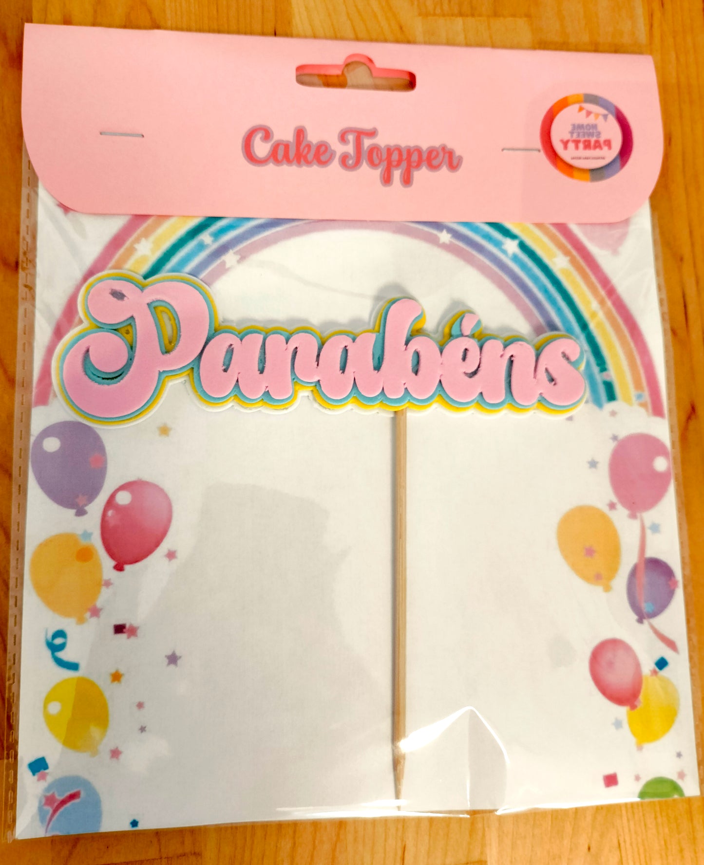 Top de Bolo parabéns EVA