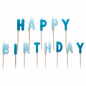 13 Velas de Aniversário Happy Birthday Azul