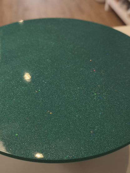 Boleira Lis Verde Glitter