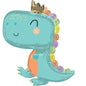 SUPERSHAPE BABYSAURUS FOIL BALLOON P35 PACKAGED