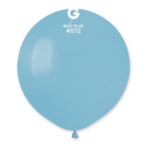 25 Balões latex 19'' (48cm) cor Baby Blue #072