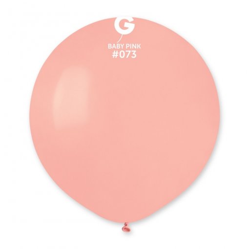 25 Balões latex 19'' (48cm) cor Baby Pink #073