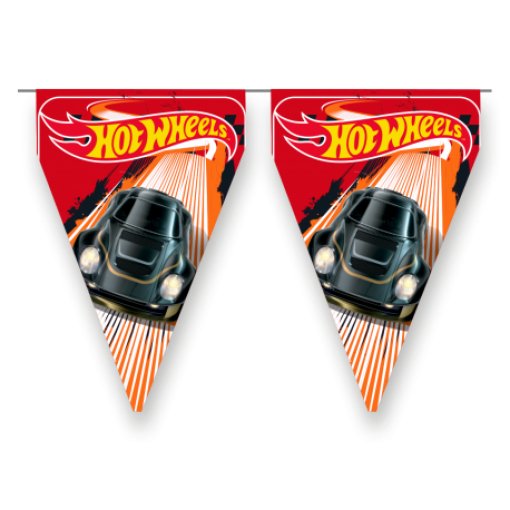 Bandeiras Triângulo 3m Hot Wheels