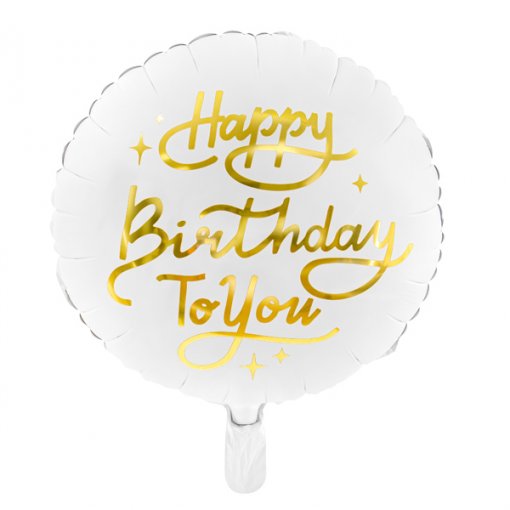 Balão Foil 35cm Happy Birthday To You