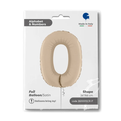 NÚMERO 0 CREME ACETINADO 26INC