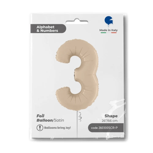 NÚMERO 3 CREME ACETINADO 26INC