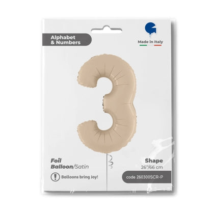 NÚMERO 3 CREME ACETINADO 26INC
