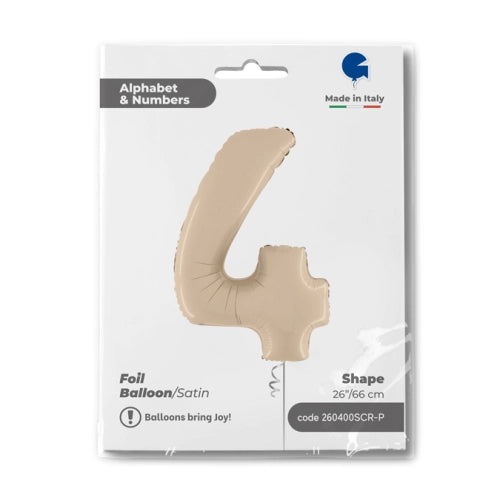 NÚMERO 4 CREME ACETINADO 26INC