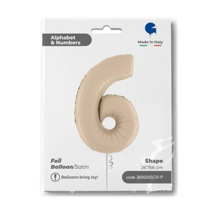 NÚMERO 6 CREME ACETINADO 26INC