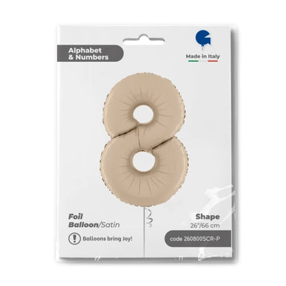 NÚMERO 8 CREME ACETINADO 26INC