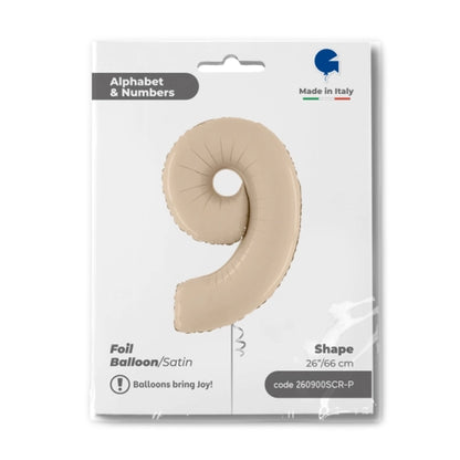 NÚMERO 9 CREME ACETINADO 26INC