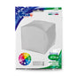 Square 15inc cetim branco 4D