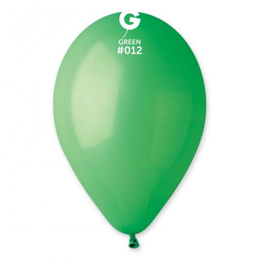 8 Balões latex 12'' (30cm) cor Green #012 - G110